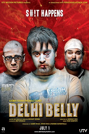 Download  Delhi Belly (2011) Hindi Full Movie 480p [350MB] | 720p [800MB] | 1080p [3GB]