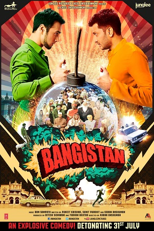 Download  Bangistan (2015) Hindi Full Movie 480p [360MB] | 720p [1.2GB] | 1080p [3.9GB]